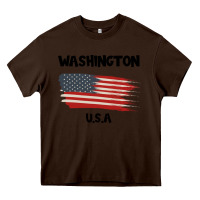 Chocolate Brown Washington Heavy Core Tee - Bettercallsaul