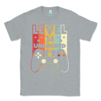 Heather Grey level 34 unlocked shirt video gamer 34th birthday gifts tee t shirt Classic Tee - longCreatives