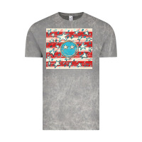 Cloud Rock America flag smiley  tumbler Vintage Tee - HowdyJamesFarm