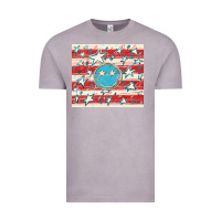 Vintage Zinc America flag smiley  tumbler Vintage Tee - HowdyJamesFarm