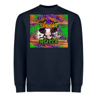 Navy Spooky Heifer Heavyweight Sweatshirt - Artiststas