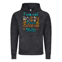 Vintage Black i am not bossy i have leadership skills Vintage Hoodie - OliviaCreatesArt
