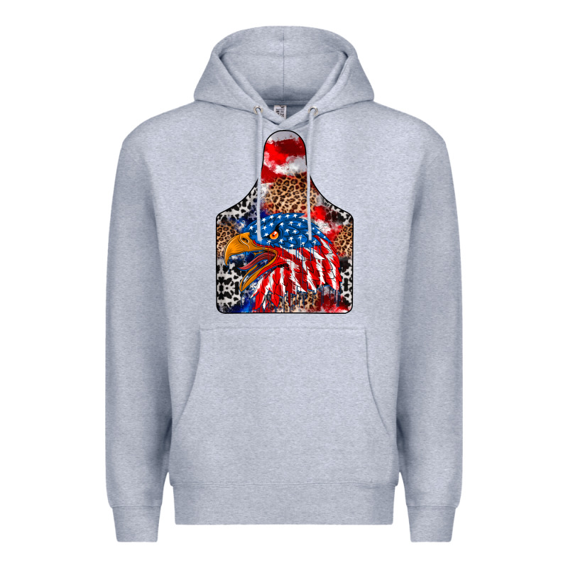 America Premium Hoodie by CowhideDigitalArt | Teevron