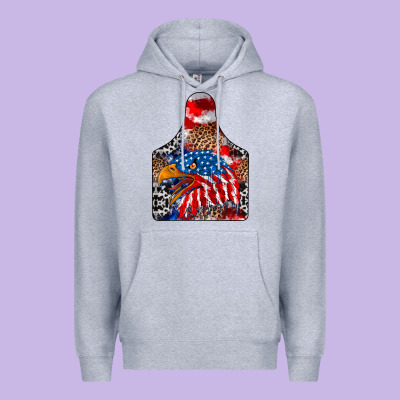 America Premium Hoodie Designed By Cowhidedigitalart