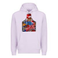 Lilac America Premium Hoodie - CowhideDigitalArt