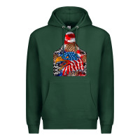 Sports Green America Premium Hoodie - CowhideDigitalArt