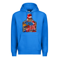 True Royal America Premium Hoodie - CowhideDigitalArt