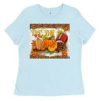 Baby Blue tis the season fall Ladies Tee - TumblerDesignByShophia