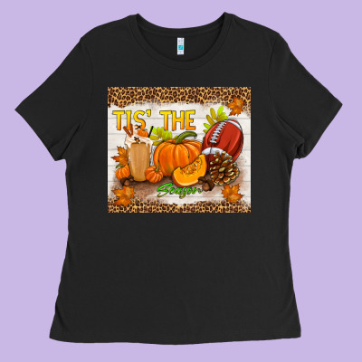 Tis The Season Fall Ladies Tee Designed By Tumblerdesignbyshophia