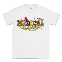 White MA Medical Assistant Mardi Gras Classic Tee - HowdyJamesFarm