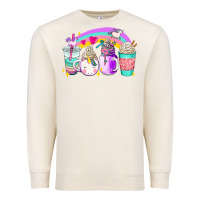 Sandshell unicorn coffee cups Premium Sweatshirt - AdoDesignShop