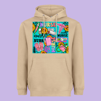 Western Nurse Heavyweight Hoodie Designed By Adodesignshop