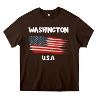 Chocolate Brown Washington Heavy Core Tee - Bettercallsaul