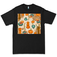 Black Fall Pumpkins Premium Tee - texasbilliewilder