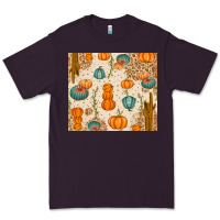 Plum Fall Pumpkins Premium Tee - texasbilliewilder