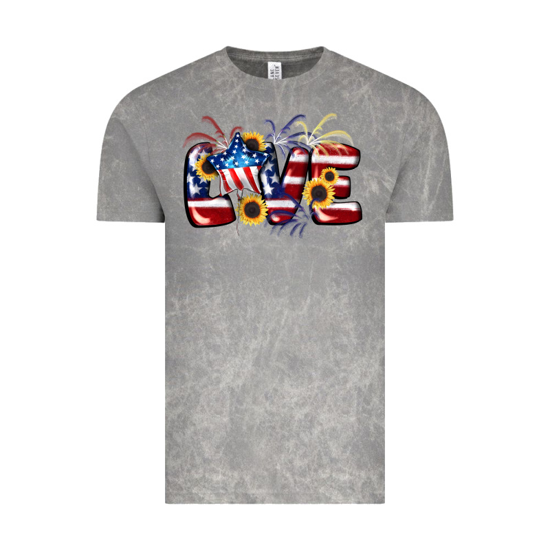 Love 4th Of July Vintage Tee by CowGirlArtShop | Teevron