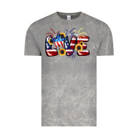 Cloud Rock Love 4th of july Vintage Tee - CowGirlArtShop