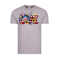 Vintage Zinc Love 4th of july Vintage Tee - CowGirlArtShop