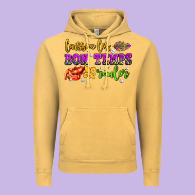 Laissez Les Bon Temps Rouler Olivia  (1) Vintage Hoodie Designed By Oliviacreatesart