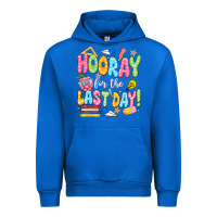 Cobalt hooray for the last day white Urban Hoodie - JahusDesignShop