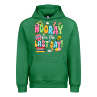 Emerald hooray for the last day white Urban Hoodie - JahusDesignShop