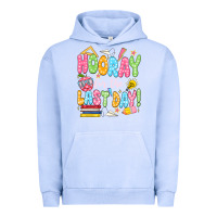 Pigment Grape Ice hooray for the last day white Urban Hoodie - JahusDesignShop