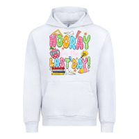 White hooray for the last day white Urban Hoodie - JahusDesignShop