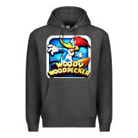 Charcoal Heather #woody woodpecker character Premium Hoodie - longCreatives
