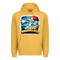 Mustard #woody woodpecker character Premium Hoodie - longCreatives