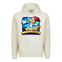 Oatmeal Heather #woody woodpecker character Premium Hoodie - longCreatives