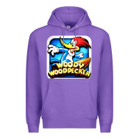 Purple #woody woodpecker character Premium Hoodie - longCreatives