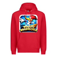 Red #woody woodpecker character Premium Hoodie - longCreatives