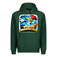 Sports Green #woody woodpecker character Premium Hoodie - longCreatives