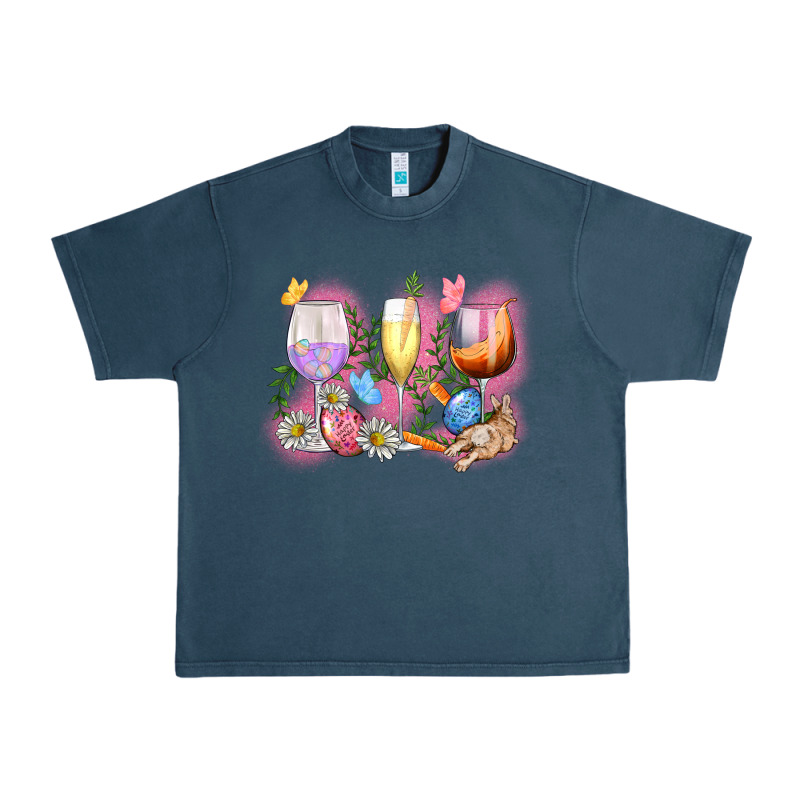 Easter Wine Glasses  Easter Day Urban Heavy Tee by CowGirlArtShop | Teevron