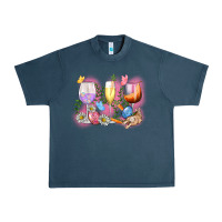 Midnight Navy Easter wine glasses  Easter Day Urban Heavy Tee - CowGirlArtShop