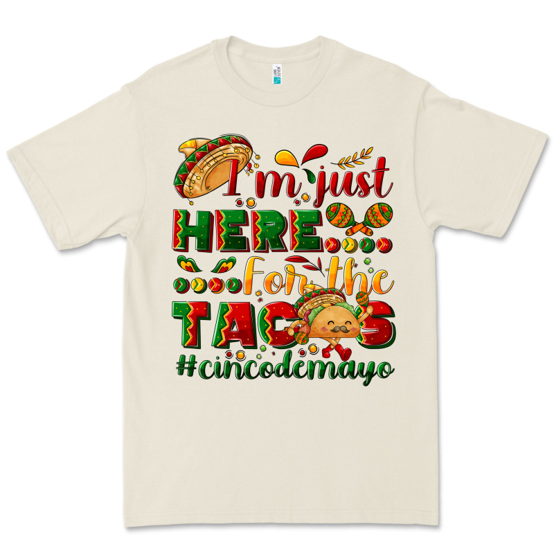 I'm Just Here For The Tacos #cincodemayo Premium Tee by NancyCooperArtShop | Teevron