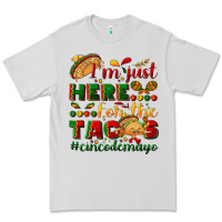 Dove Grey I'm just here for the tacos #cincodemayo Premium Tee - NancyCooperArtShop