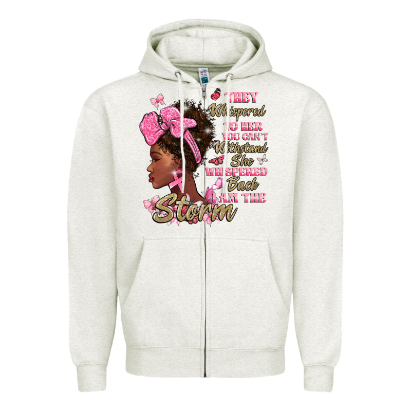 They Whispered To Hear You Cant Withstand The Stor Zipper Hoodie by BarkalooDesign | Teevron