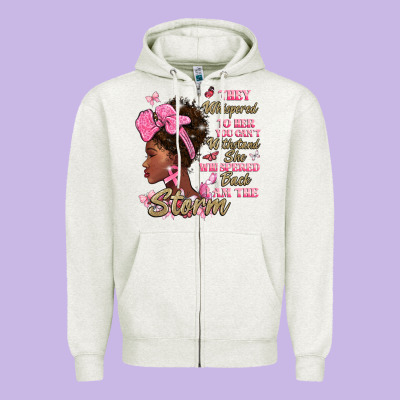 They Whispered To Hear You Cant Withstand The Stor Zipper Hoodie Designed By Barkaloodesign