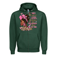 Sports Green they whispered to hear you cant withstand the stor Zipper Hoodie - BarkalooDesign