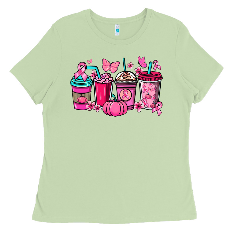 Cancer Coffee Cups Cancer Awareness Ladies Tee by HowdyJamesFarm | Teevron