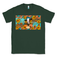 Sports Green Fall cow Classic Tee - Artiststas
