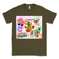 Army Green summer beach Classic Tee - TumblerDesignByShophia