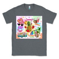 Charcoal Heather summer beach Classic Tee - TumblerDesignByShophia