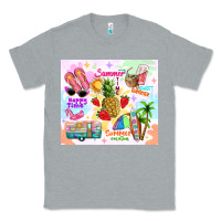 Heather Grey summer beach Classic Tee - TumblerDesignByShophia