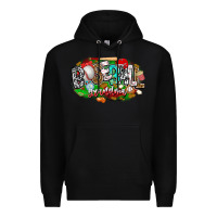 Black baseball grandma Premium Hoodie - CowhideDigitalArt