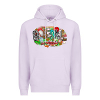Lilac baseball grandma Premium Hoodie - CowhideDigitalArt