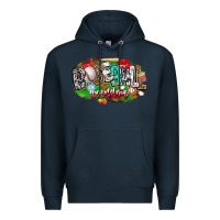 Navy baseball grandma Premium Hoodie - CowhideDigitalArt