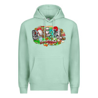 Seafoam baseball grandma Premium Hoodie - CowhideDigitalArt