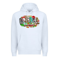 White baseball grandma Premium Hoodie - CowhideDigitalArt